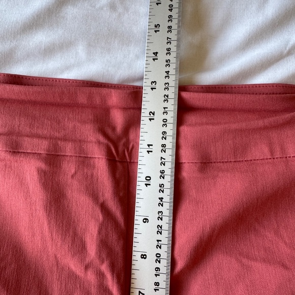 Terra & Sky Womens Pull On Stretchy Casual Dress Trouser Pant Coral 3X Office - Picture 7 of 11